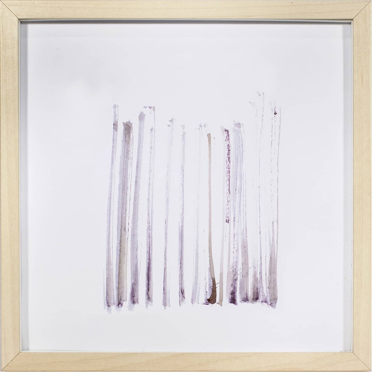 'Rubia Peregrina, assemblage (plant and organic pigment on paper). Artwork by Francesca Virginia Coppola